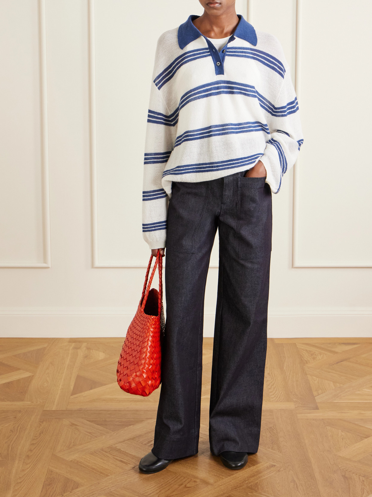 Santa Croce Woven Leather Tote