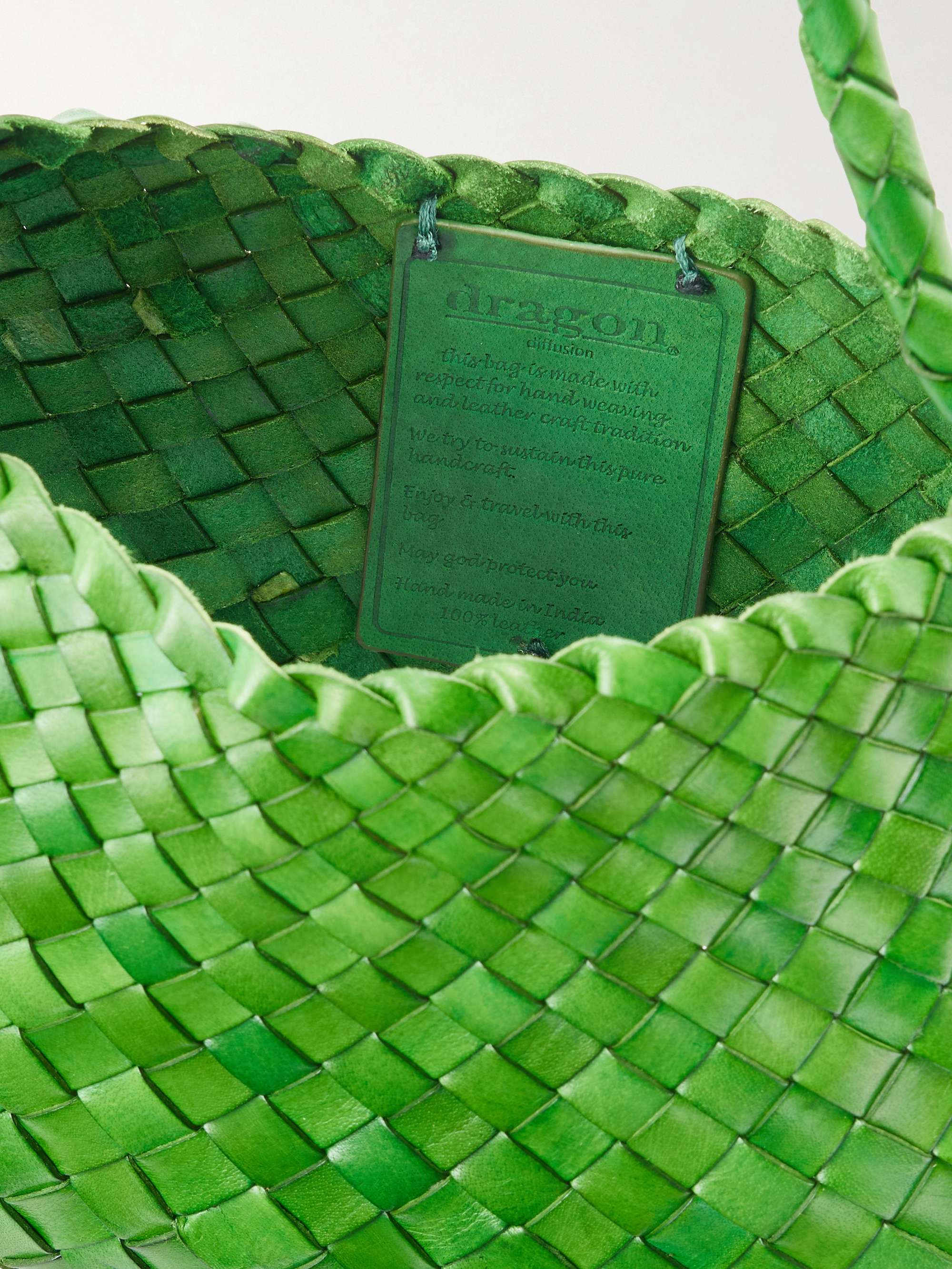 DRAGON DIFFUSION Rosanna mini woven leather shoulder bag | NET-A