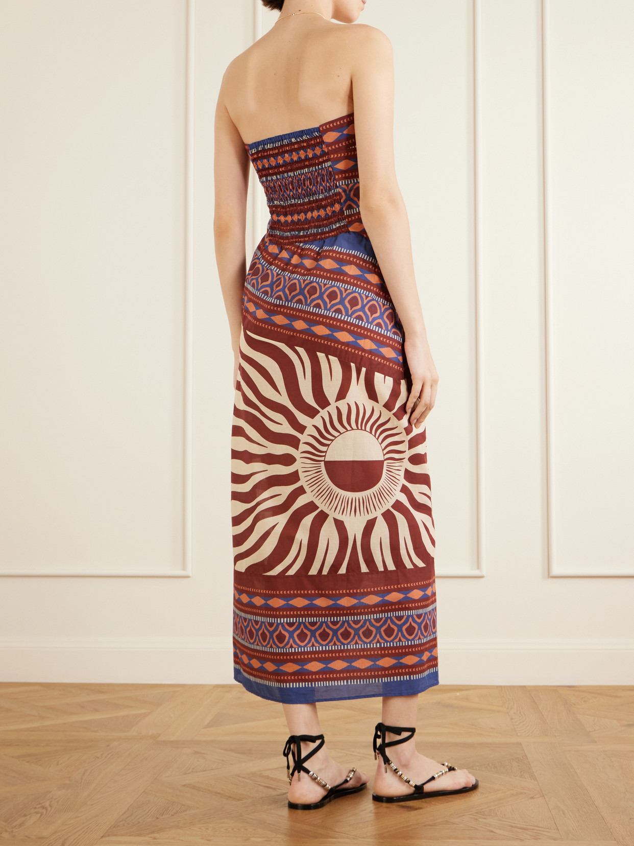 Johanna Ortiz Paraiso Agreste Printed Cotton-voile Maxi Dress In Multi