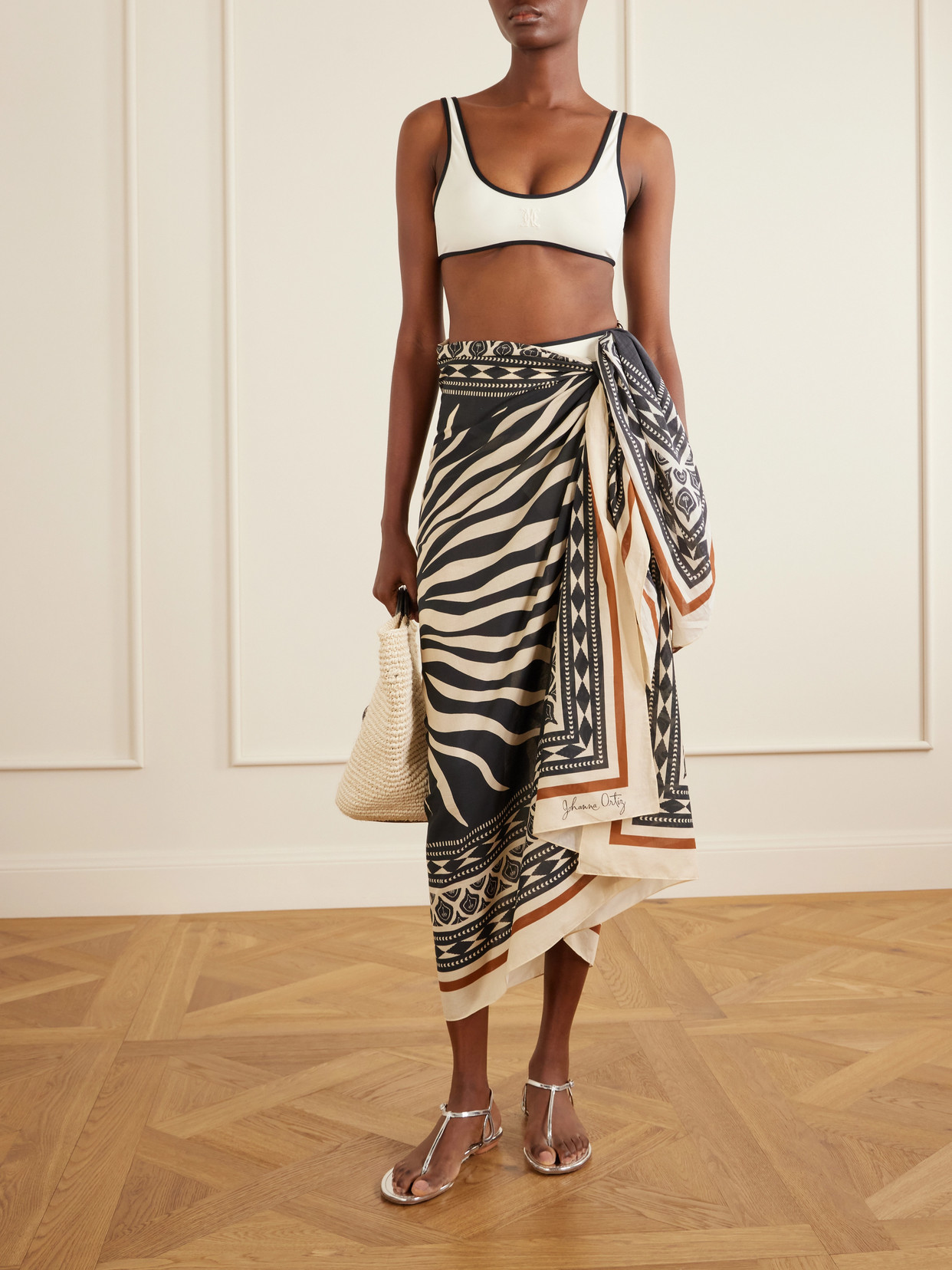 Golden Horizon Printed Cotton Pareo