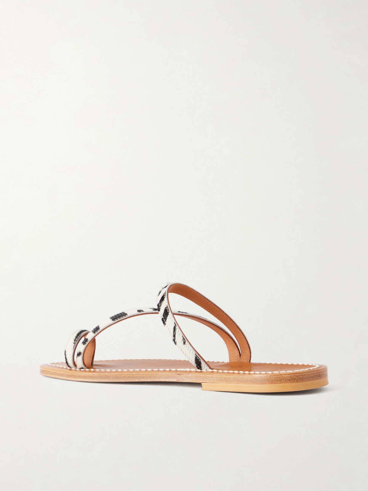 Actium Zebra-Print Sandals