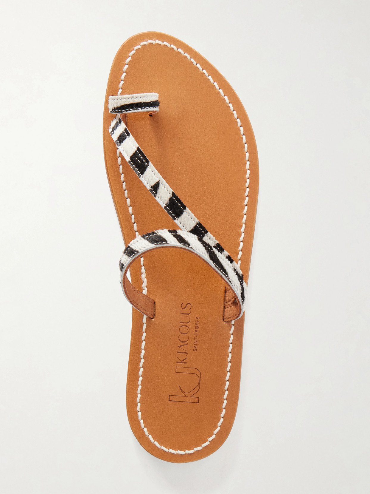 Actium Zebra-Print Sandals