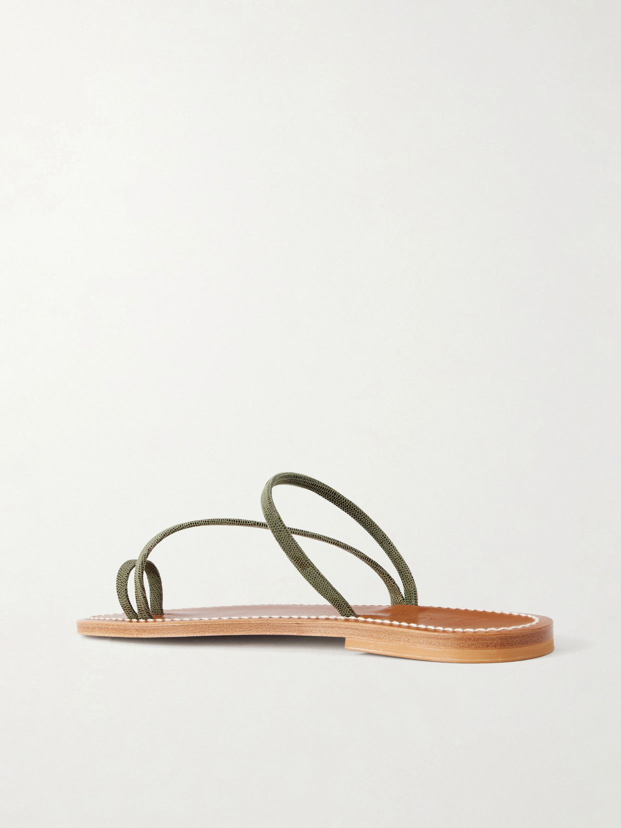 Actium Snake-Effect Sandals