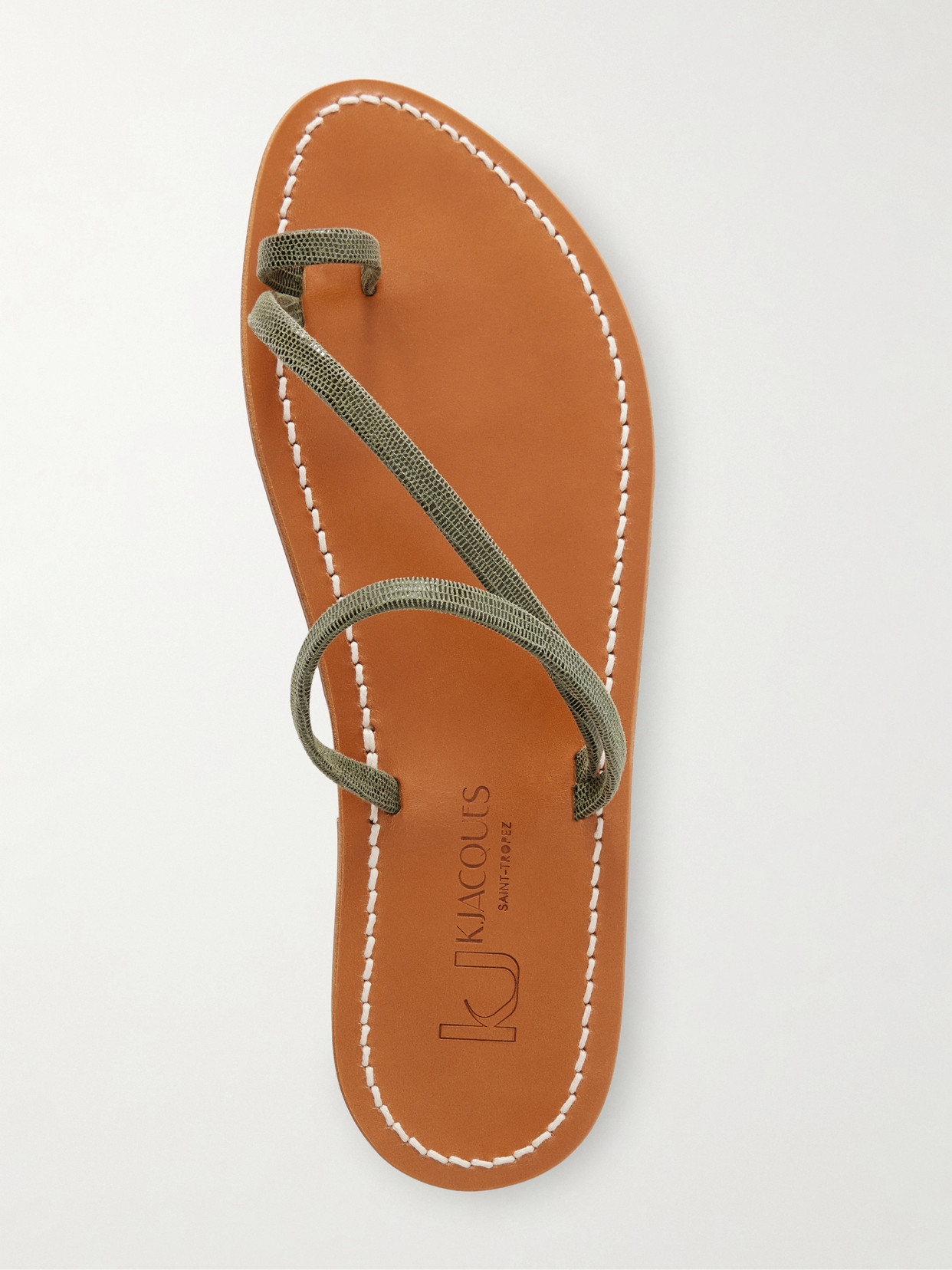 Actium Snake-Effect Sandals