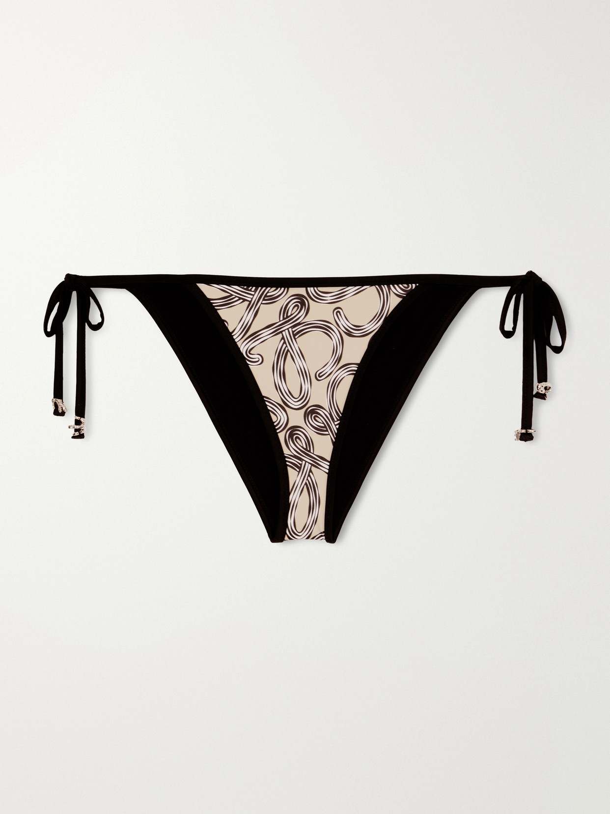Loewe Printed Bikini Briefs In Brown