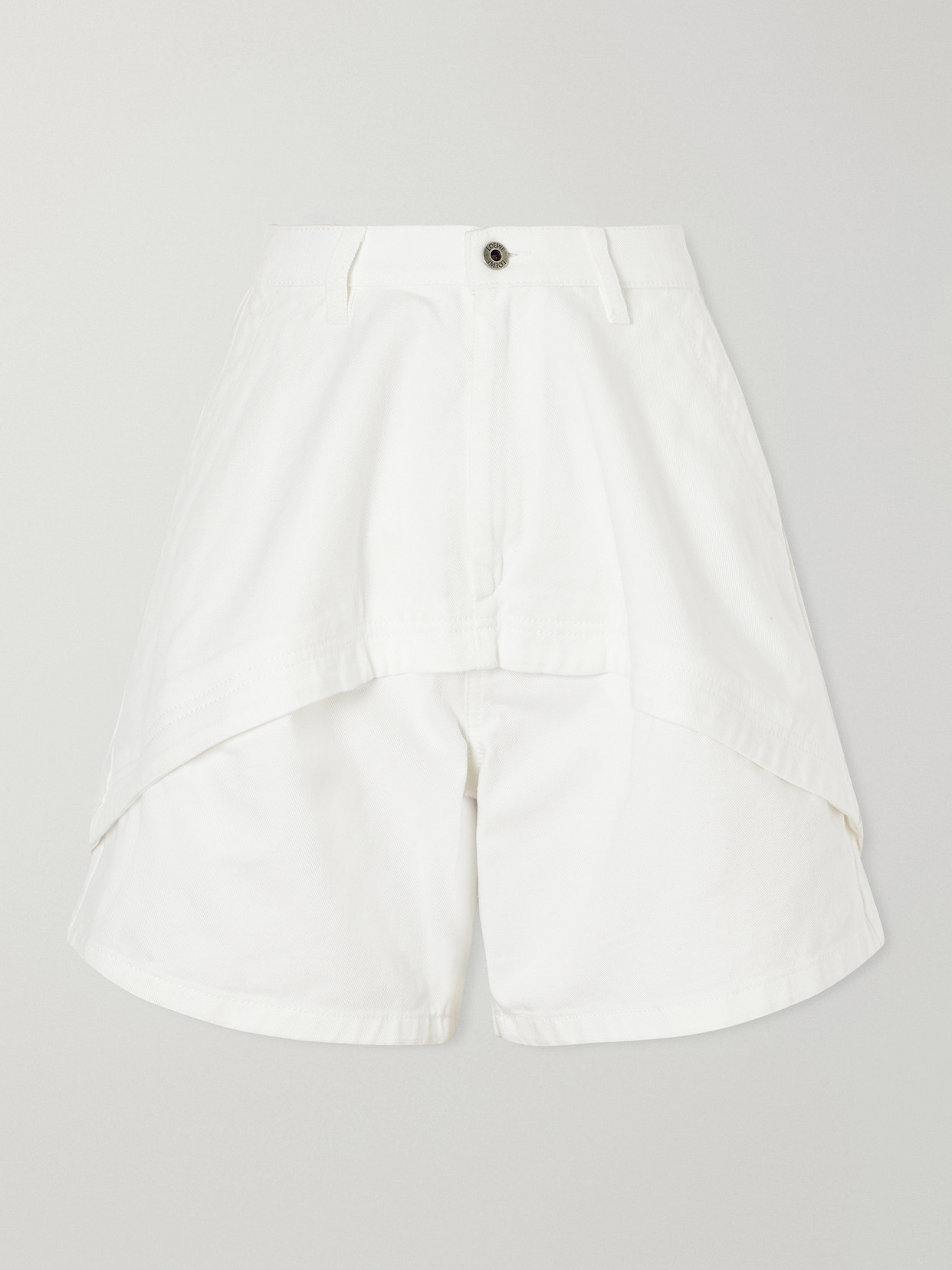 Loewe Denim Shorts In White