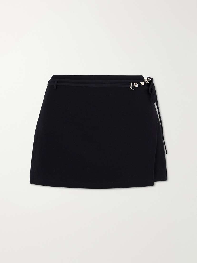 Loewe + Paula’s Ibiza Cotton And Silk-blend Crepe Shorts