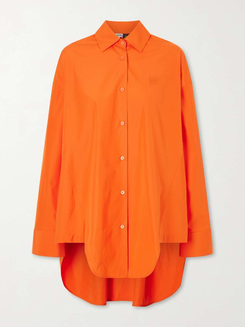 Loewe + Paula’s Ibiza Anagram Embroidered Cotton Shirt