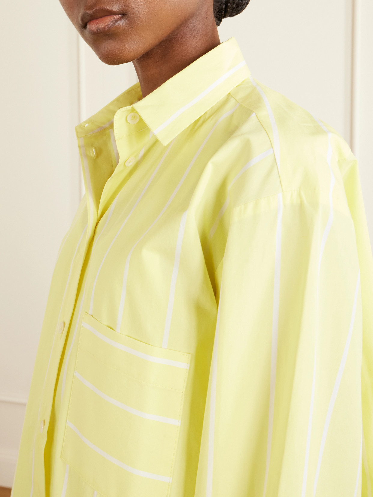 Striped Cotton-Poplin Shirt