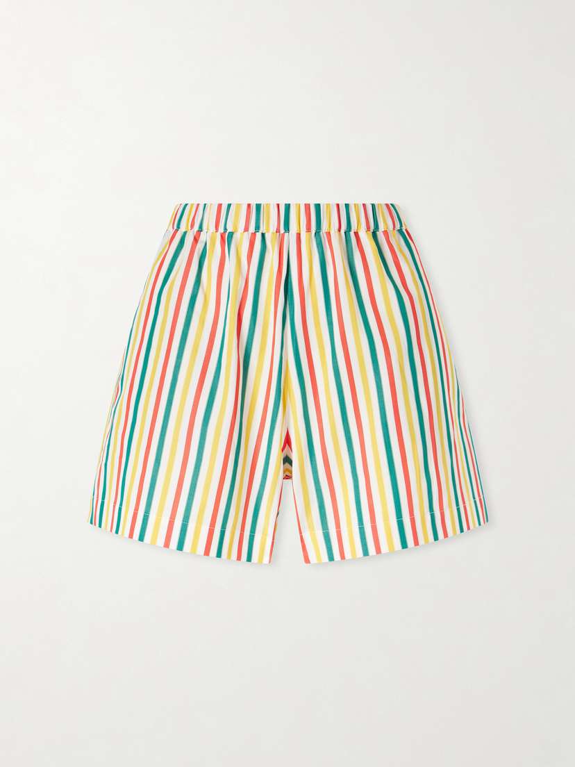 Lido Striped Cotton-poplin Shorts | Thumbnail 6 Lido Striped Cotton-poplin Shorts | Thumbnail 6