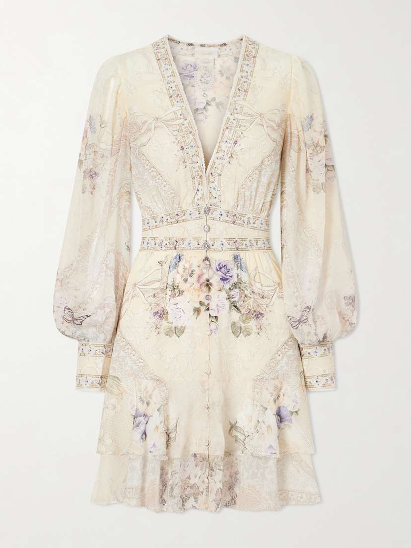 Camilla Printed Embellished Silk-chiffon Midi Dress | Thumbnail 5 Camilla Printed Embellished Silk-chiffon Midi Dress | Thumbnail 5