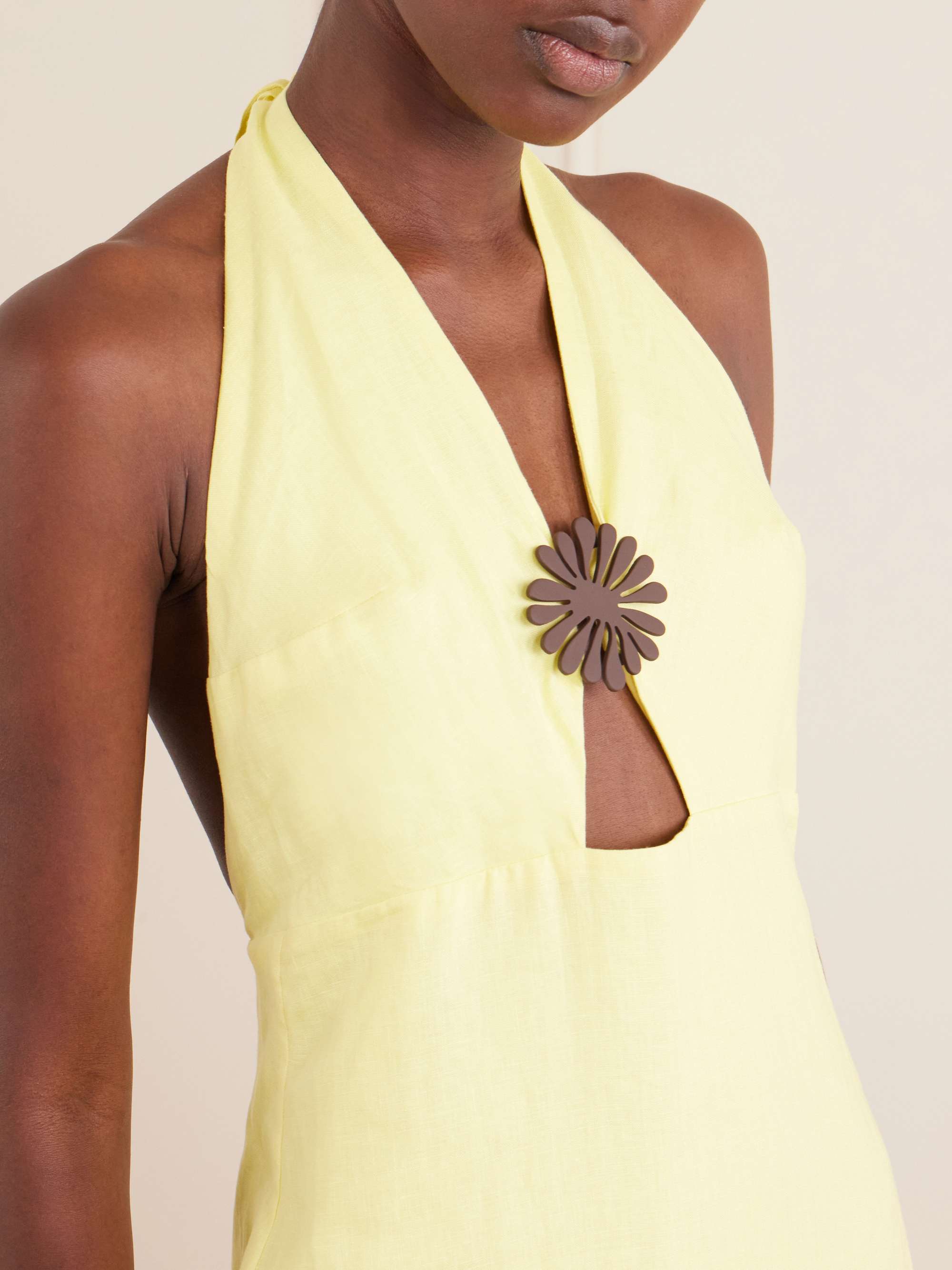 cala de la cruz ornella ruched jersey maxi dress Cala De La Cruz Ornella Ruched Jersey Maxi Dress