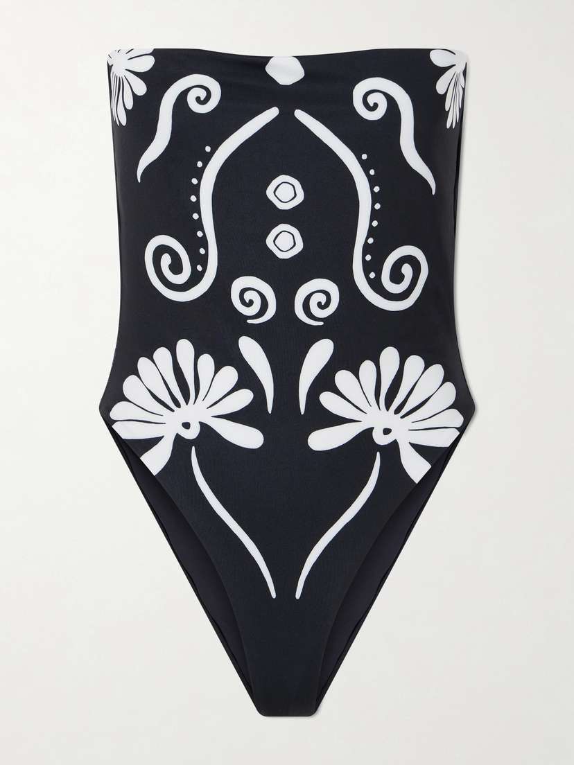 Cala de la Cruz Lore Strapless Floral-print Swimsuit | Thumbnail 5