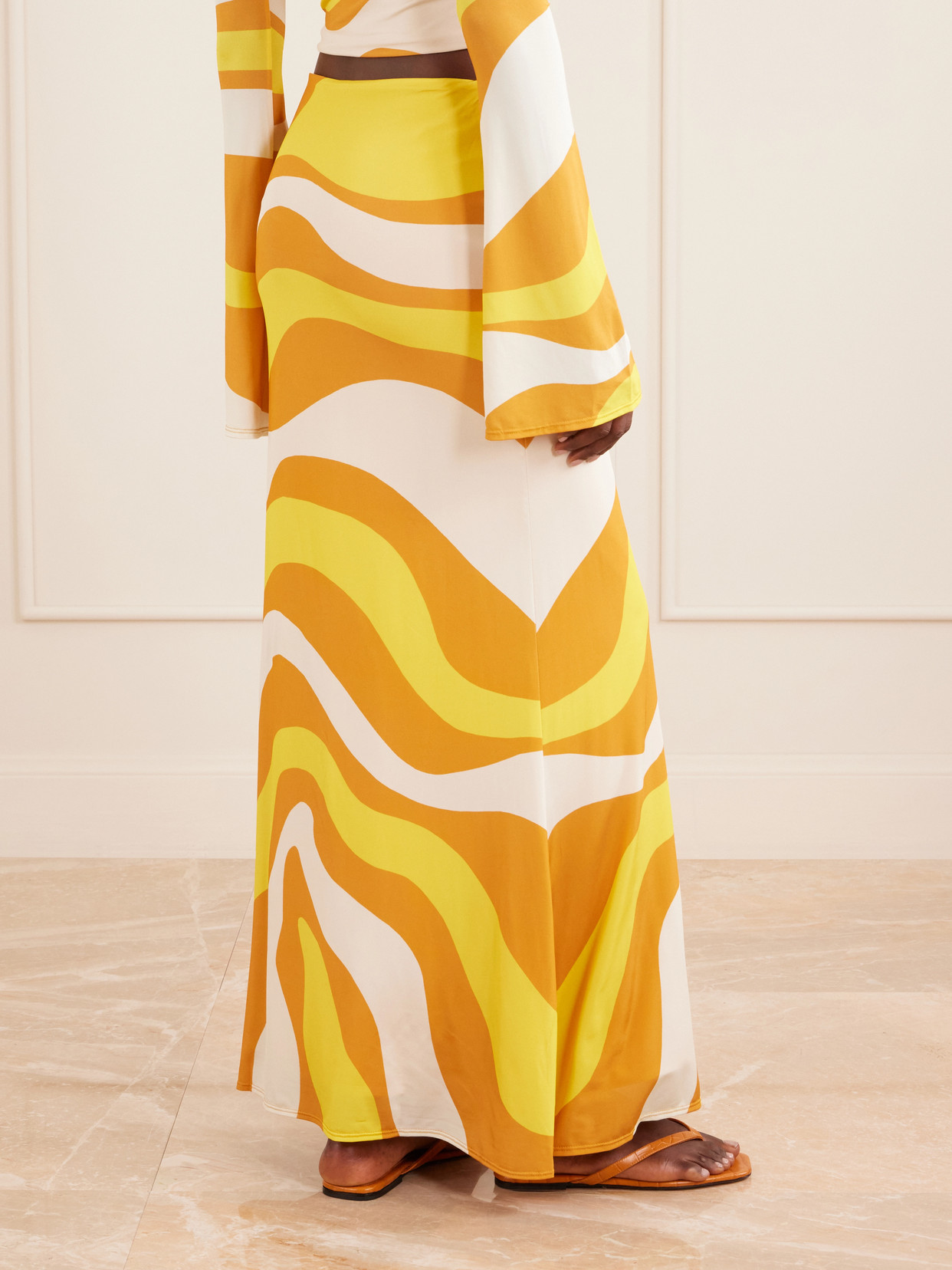Halia Printed Jersey Midi