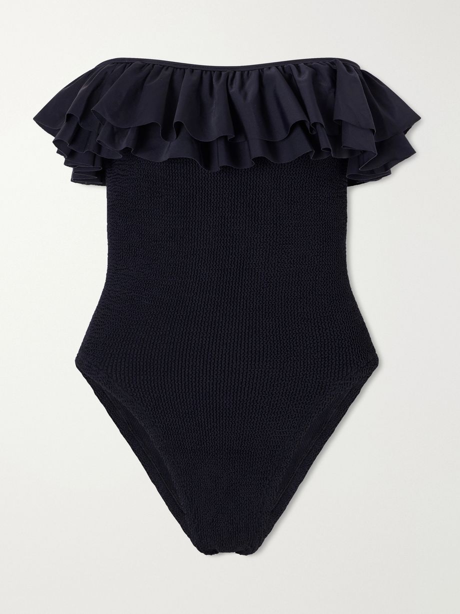 Eloise strapless ruffled Original Crinkle™ swimsuit