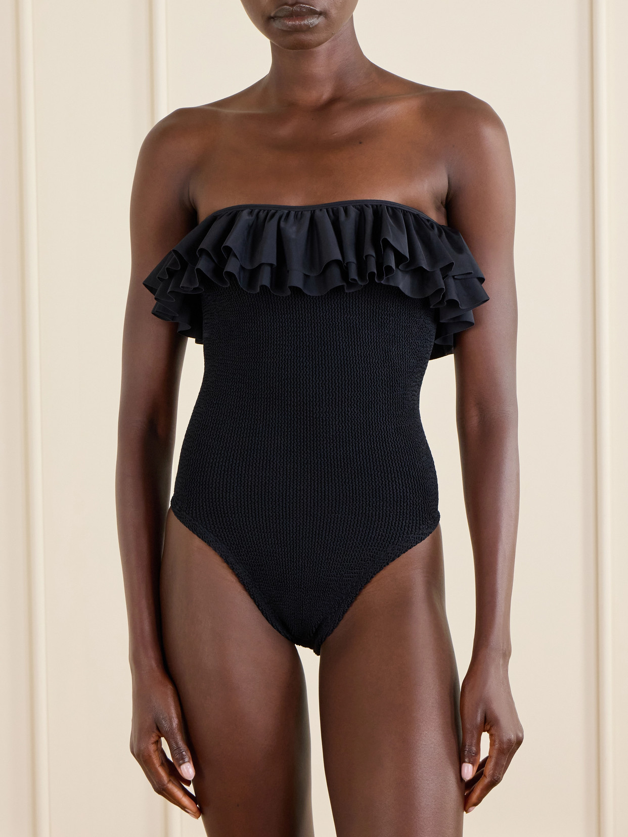 Eloise Strapless Ruffled Original Crinkle Swimsuit