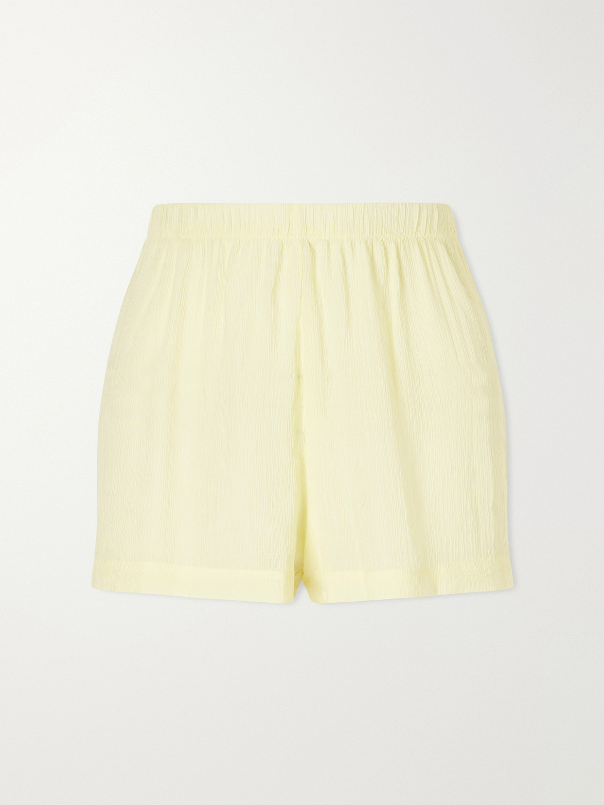 Away That Day Maldives Gauze Shorts In Yellow