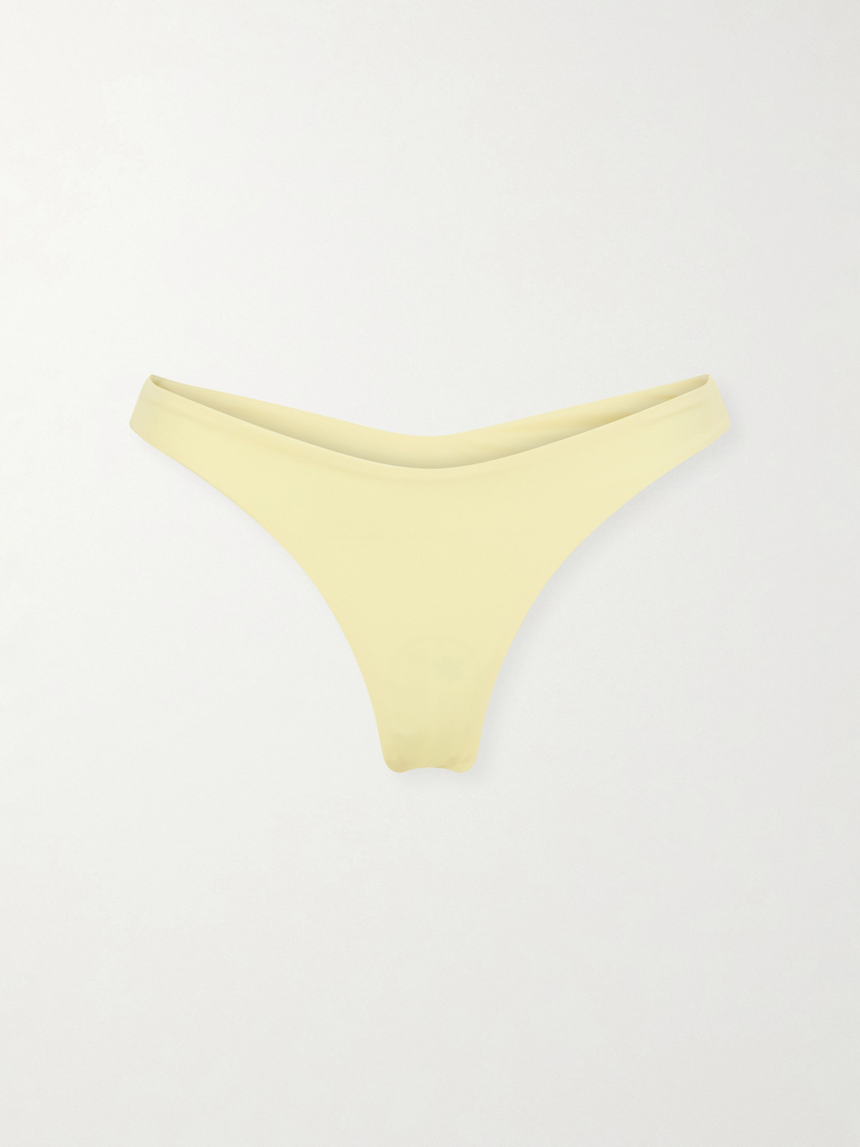 Away That Day Fiji Recycled Stretch Bikini Briefs In Yellow