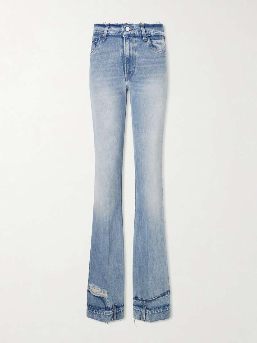Haikure Flora Distressed Mid-rise Flared Jeans | Thumbnail 7 Haikure Flora Distressed Mid-rise Flared Jeans | Thumbnail 7