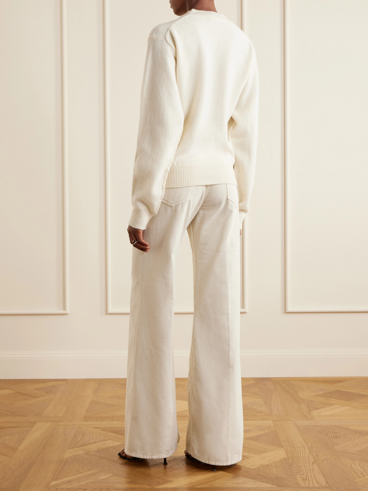 Rose Wool And Cashmere-Blend Sweater