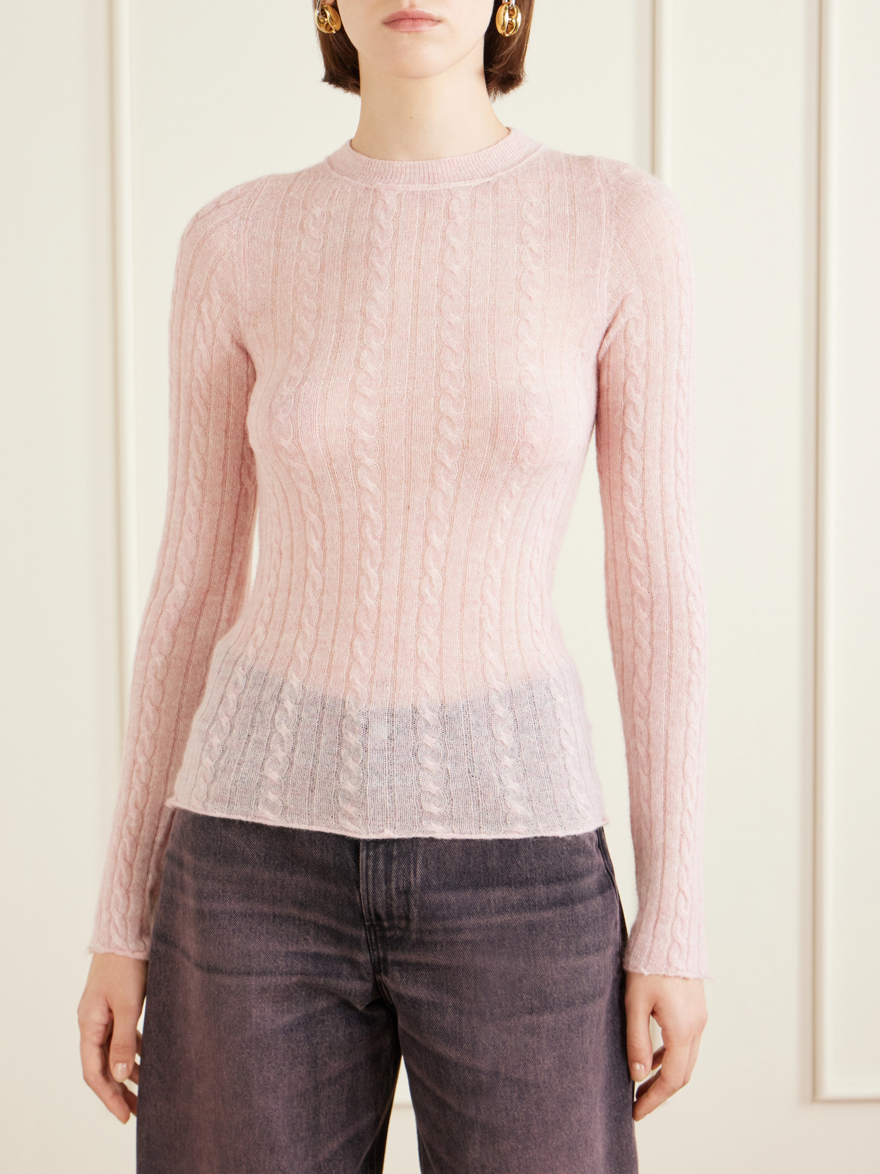 Sey Cable-Knit Alpaca-Blend Sweater