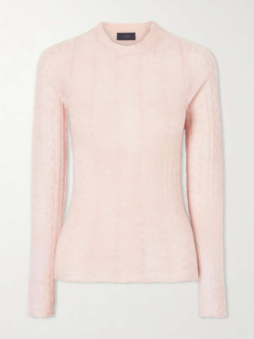 Haikure Sey Cable-knit Alpaca-blend Sweater | Thumbnail 6
