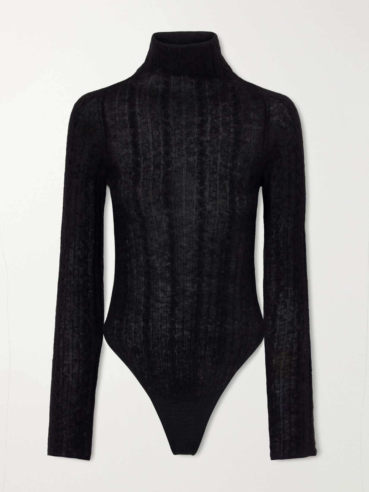 Haikure Margie Knitted Bodysuit In Black