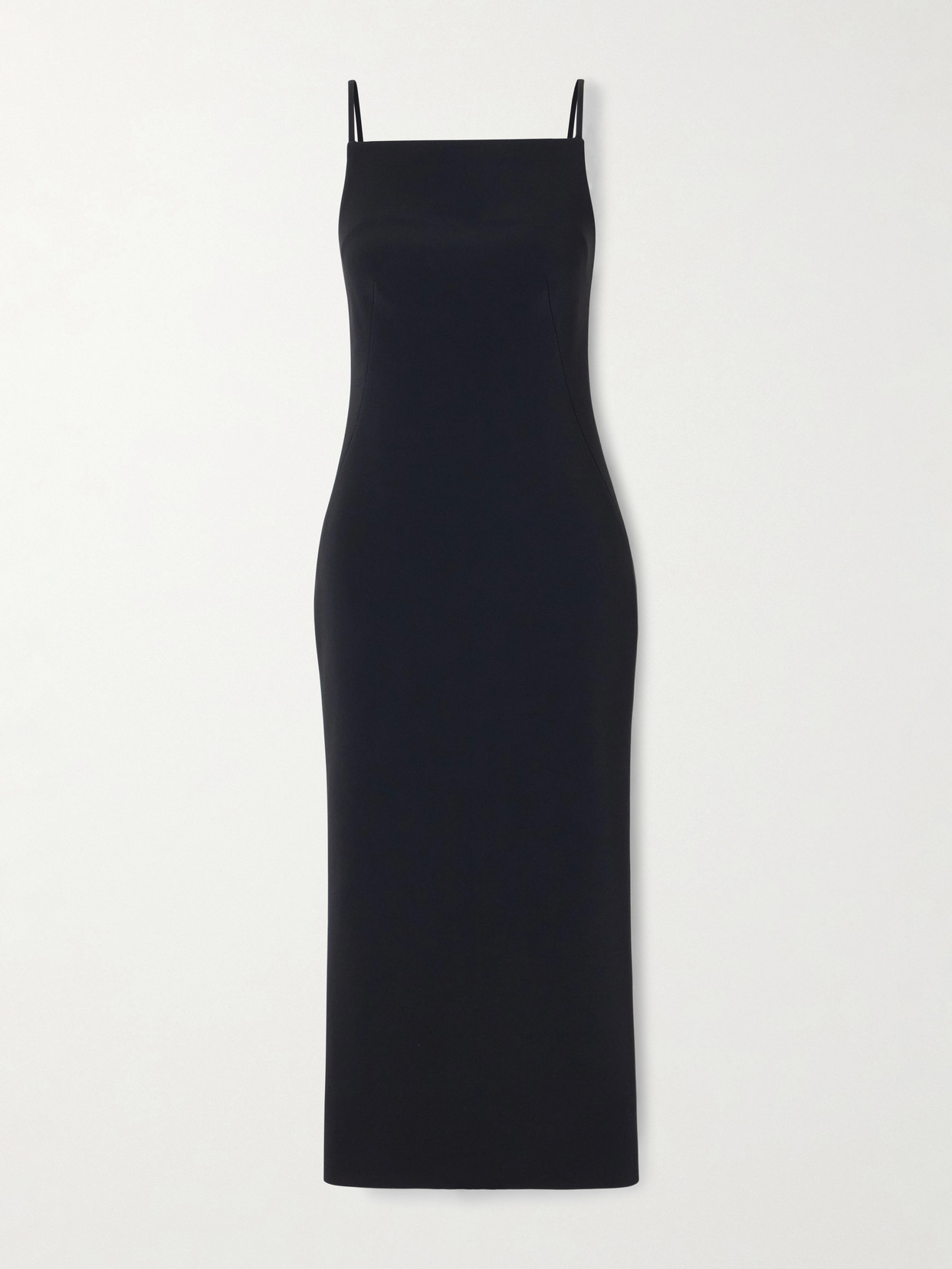 Givenchy Draped Cady Midi Dress In Blue