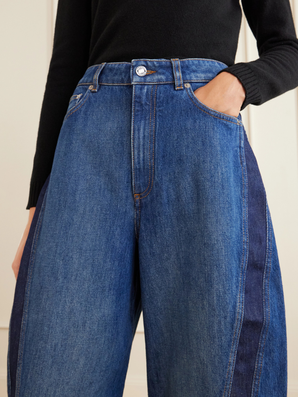 Cocoon Denim Wide- Leg