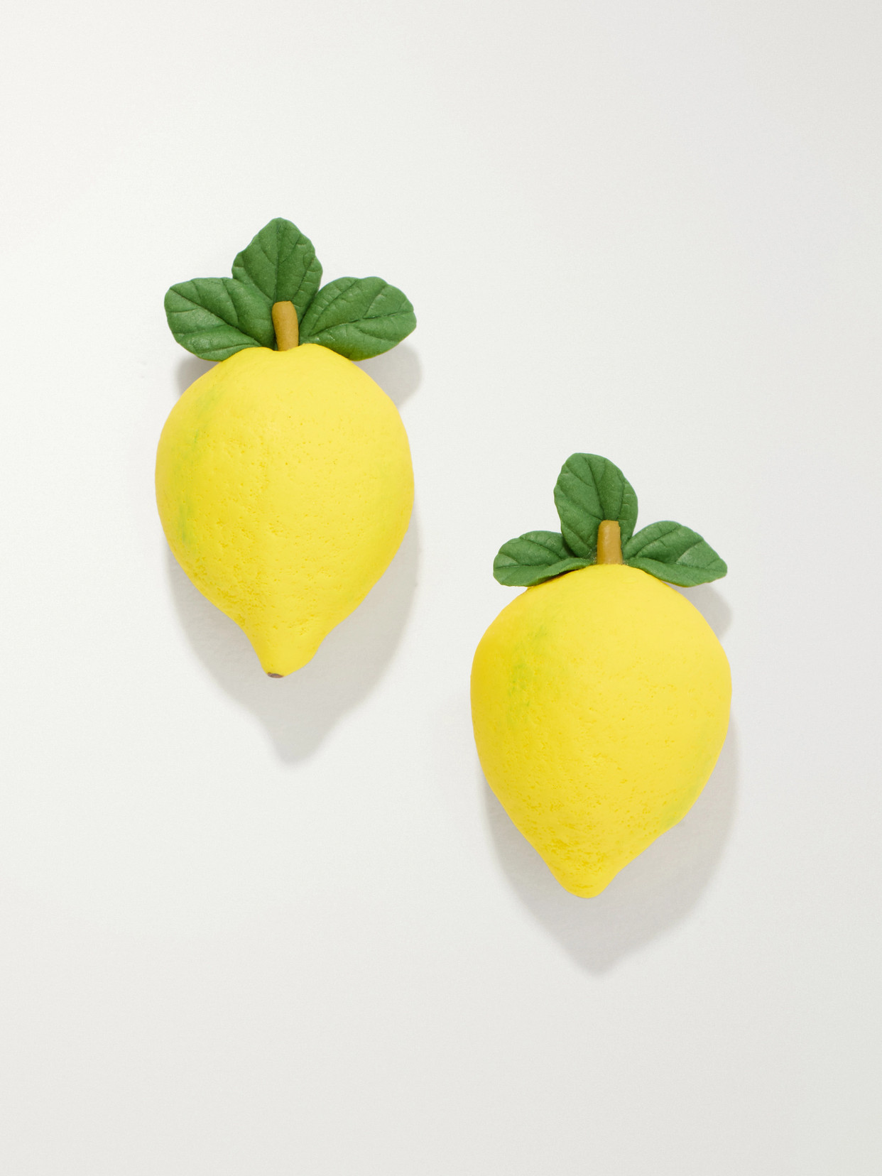 Jennifer Behr Citron Resin Earrings In Yellow