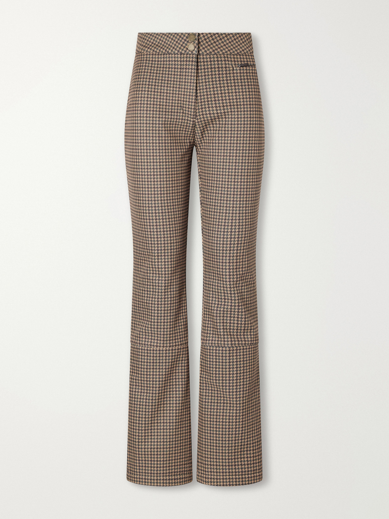We Norwegians Glenshee Houndstooth Stretch-shell Flared Ski Pants In Multi