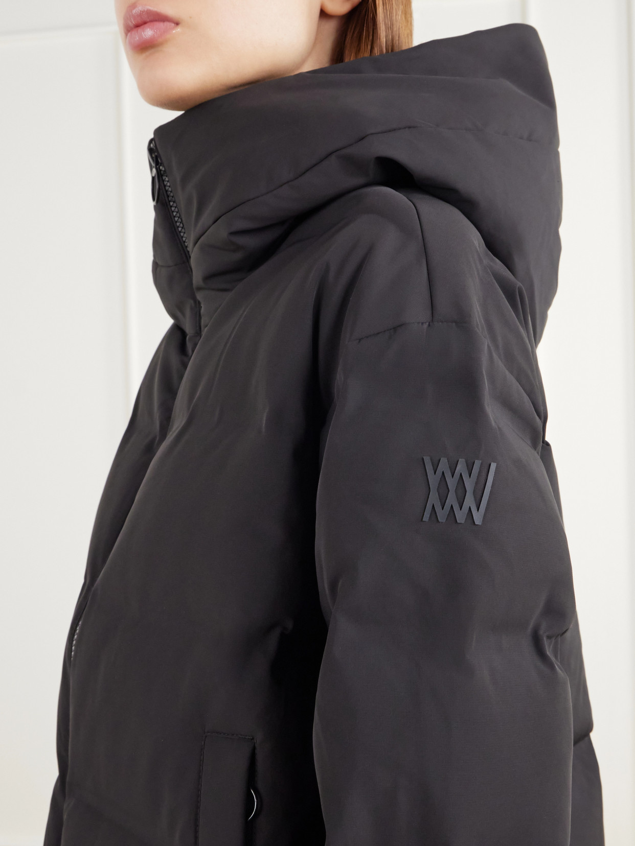 Aurora Hooded Quilted Shell Down Ski Jacket
