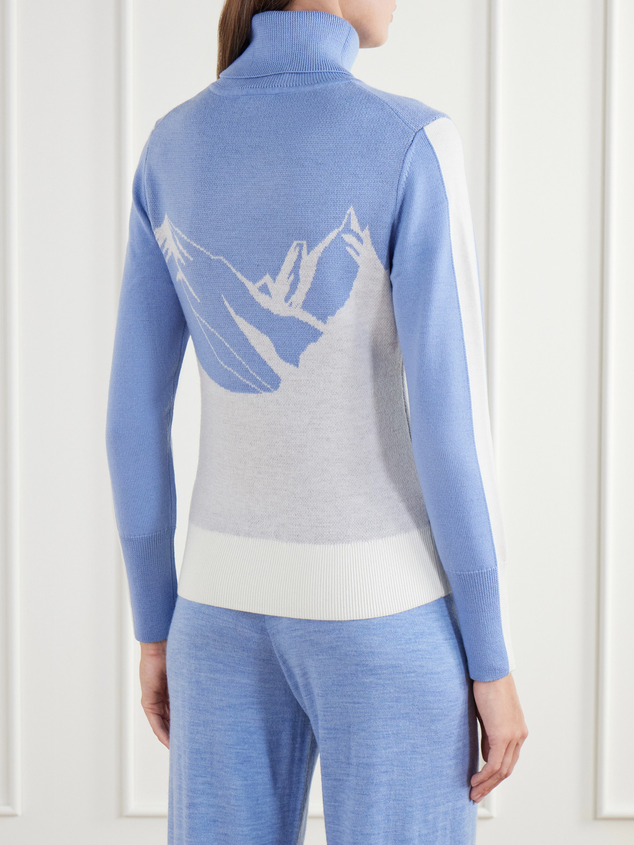 Afterski Intarsia-Knit Merino Sweater