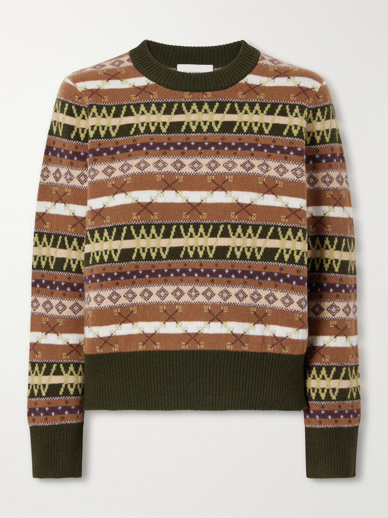 We Norwegians Skye Fair Isle Merino Wool Sweater In Multi