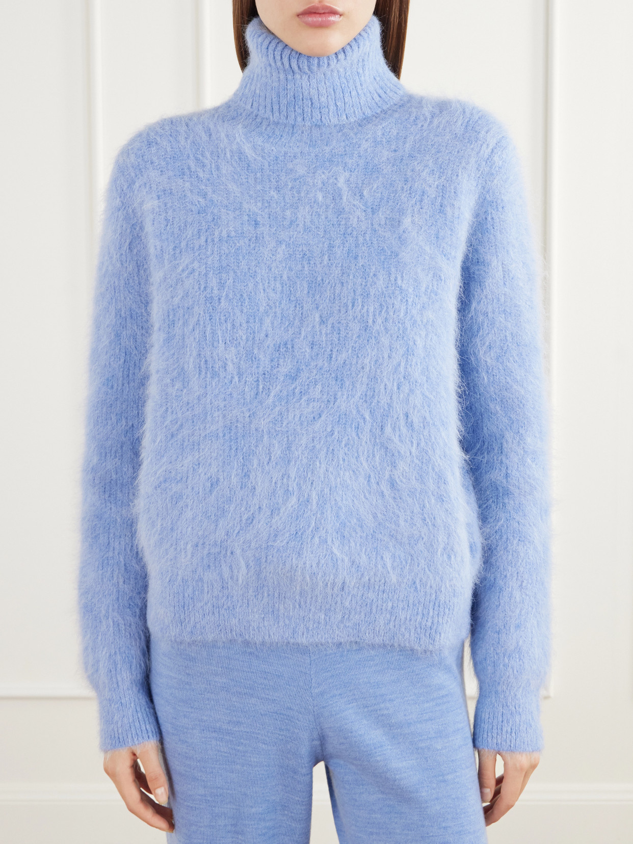 Myrull Brushed Alpaca-Blend Sweater