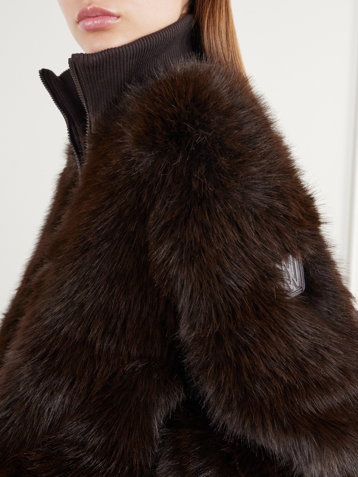 Dovre Rib-Trimmed Plush Ski Jacket