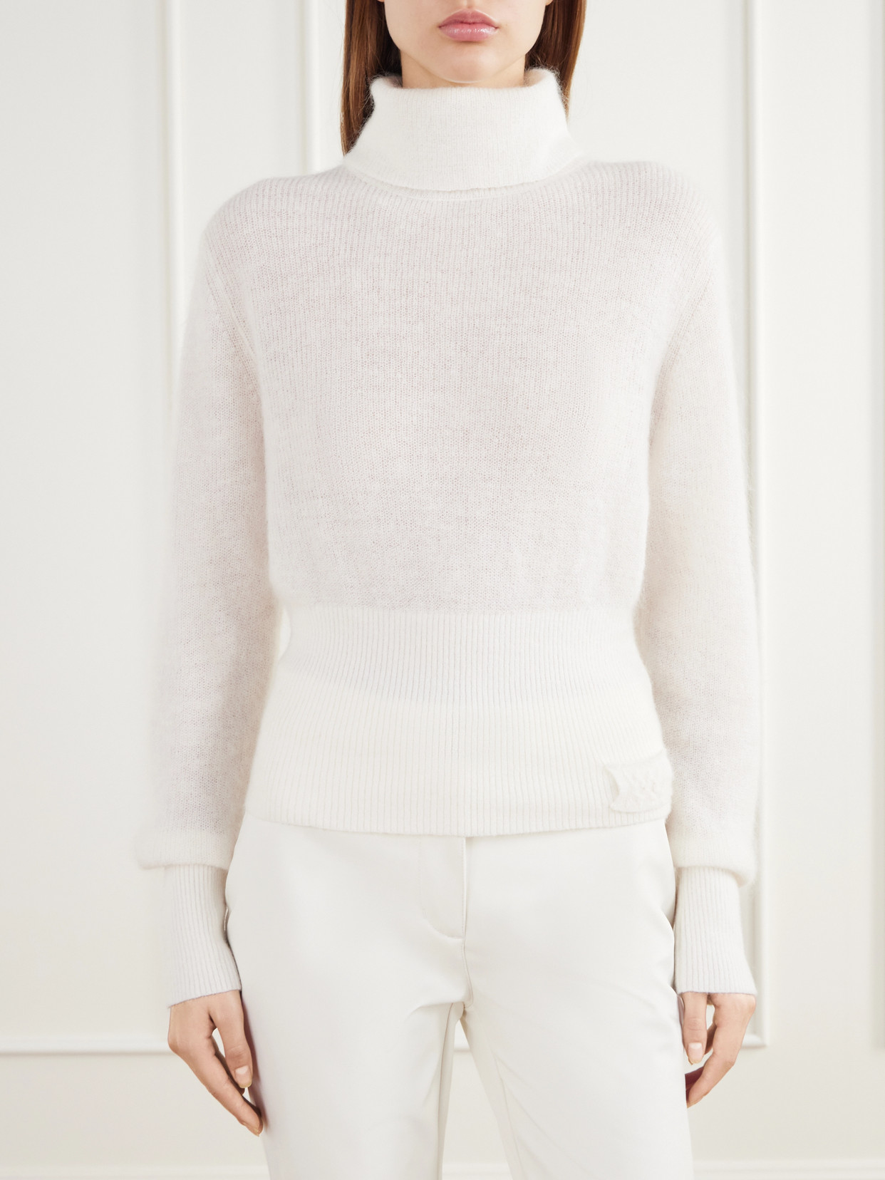 Pudder Ribbed-Knit Turtleneck Sweater
