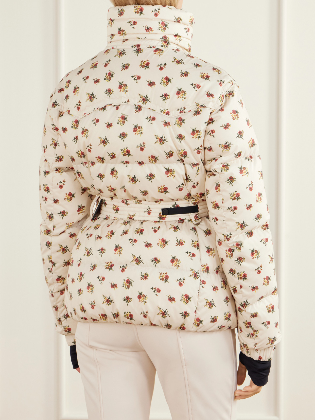 Grenoble - Karshi Belted Quilted Padded Floral-Print Shell Down Ski Jacket