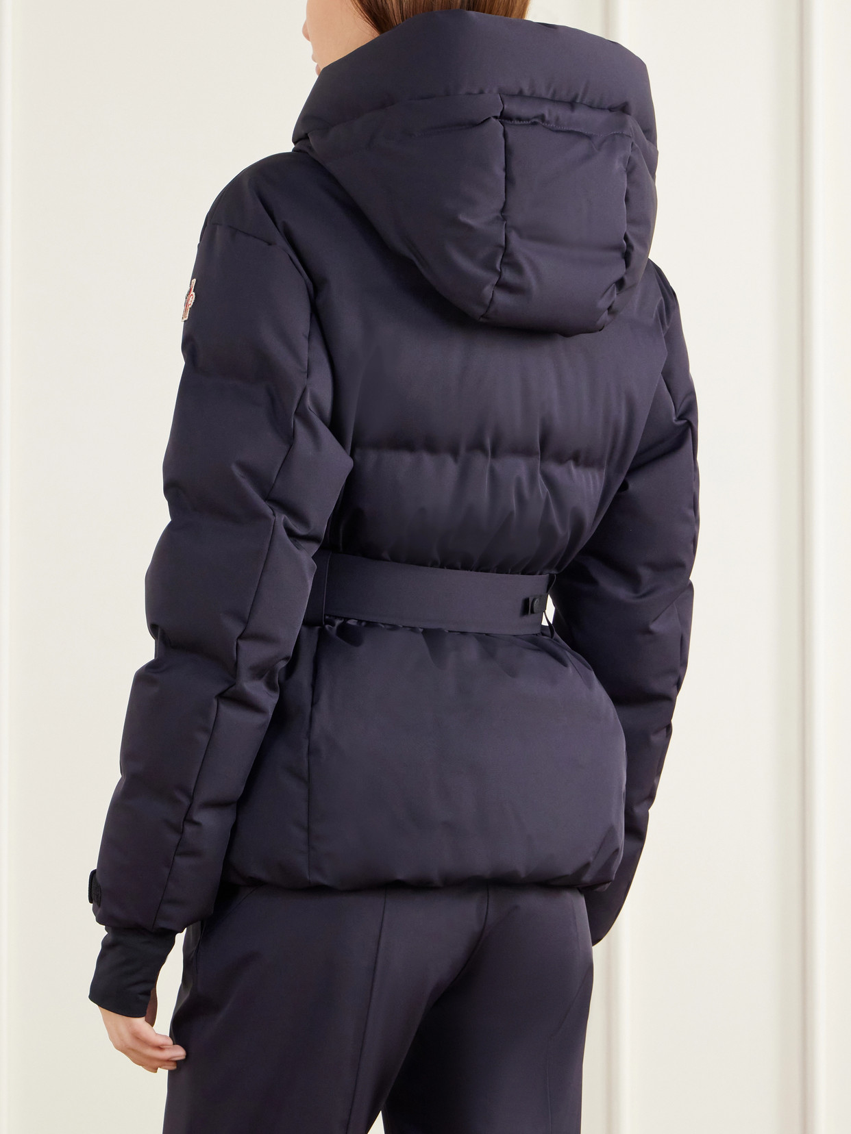 Grenoble - Tolima Hooded Belted Stretch-Shell Down Ski Jacket