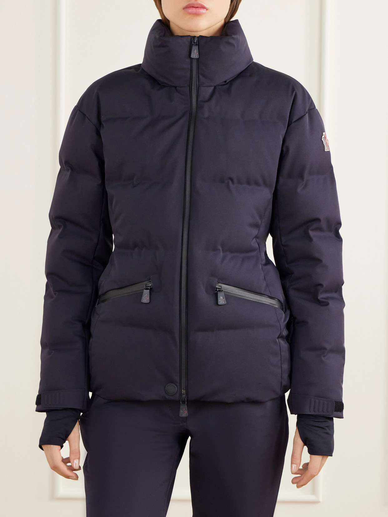 Grenoble - Tolima Hooded Belted Stretch-Shell Down Ski Jacket