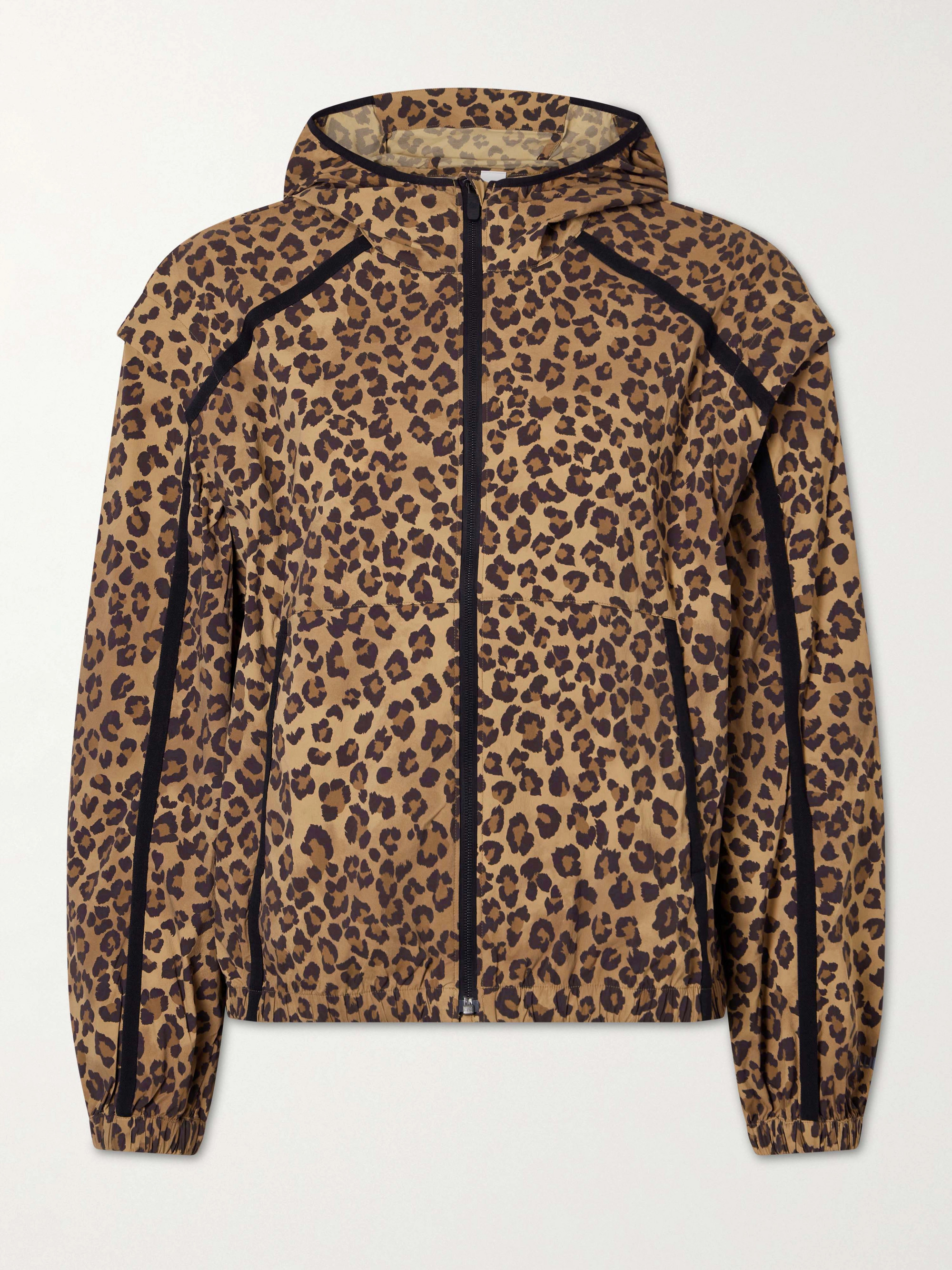 LULULEMON Hooded leopard-print shell jacket