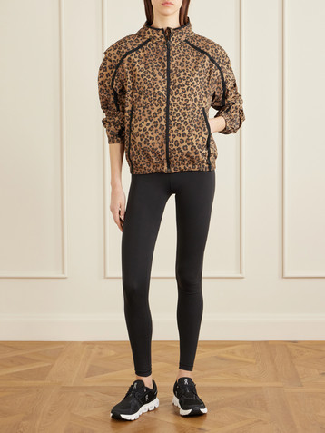 LULULEMON Hooded leopard-print shell jacket