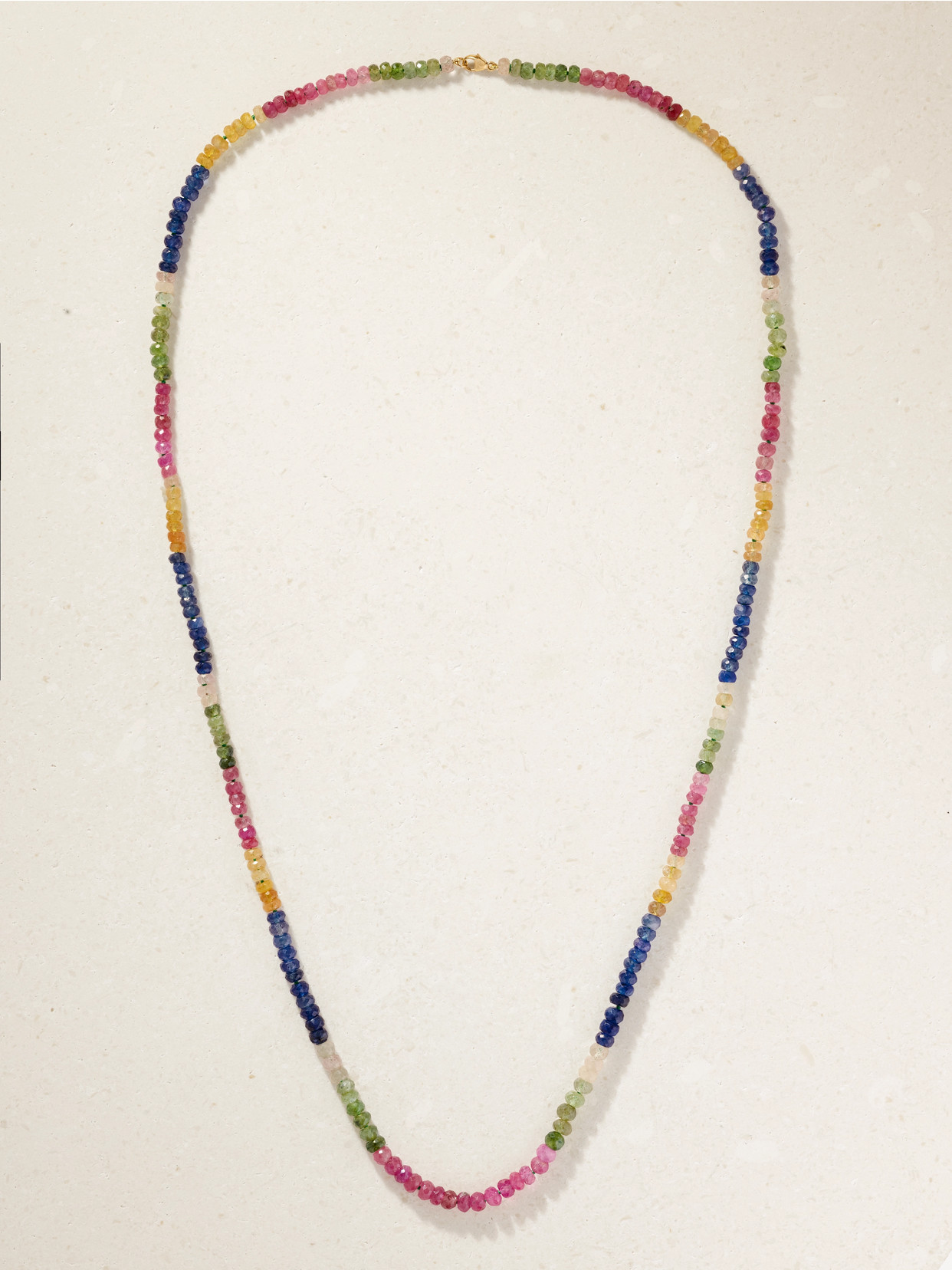 Jia Jia Arizona Jumbo 14-karat Gold Sapphire Necklace In Multi