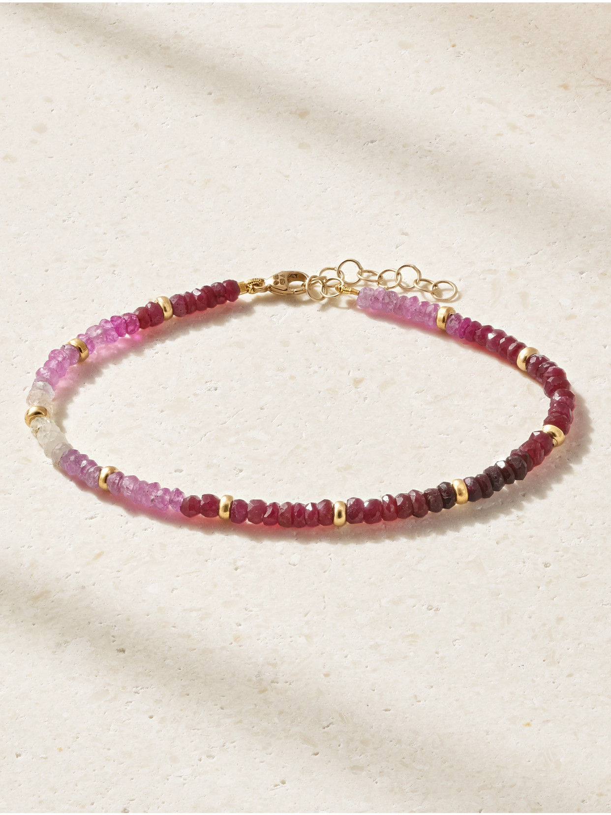 Jia Jia Arizona 14-karat Gold Ruby Bracelet In Multi