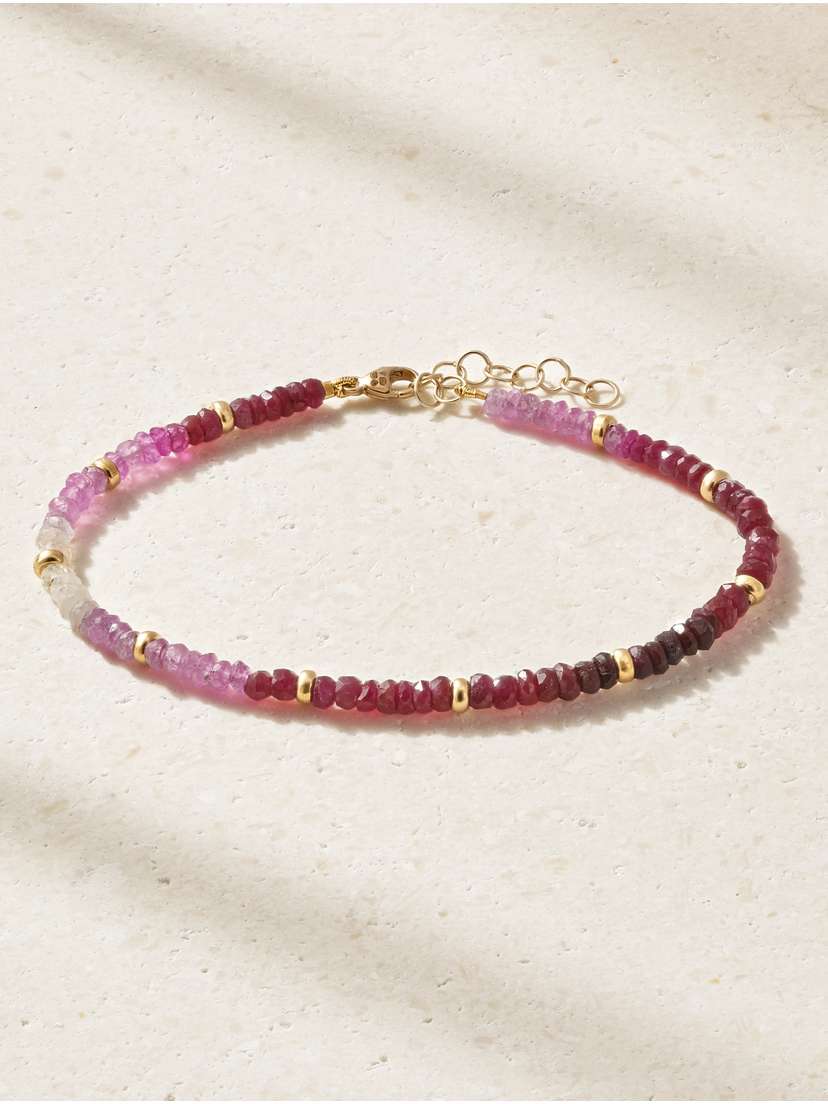 JIA JIA Arizona 14-karat Gold Ruby Bracelet
