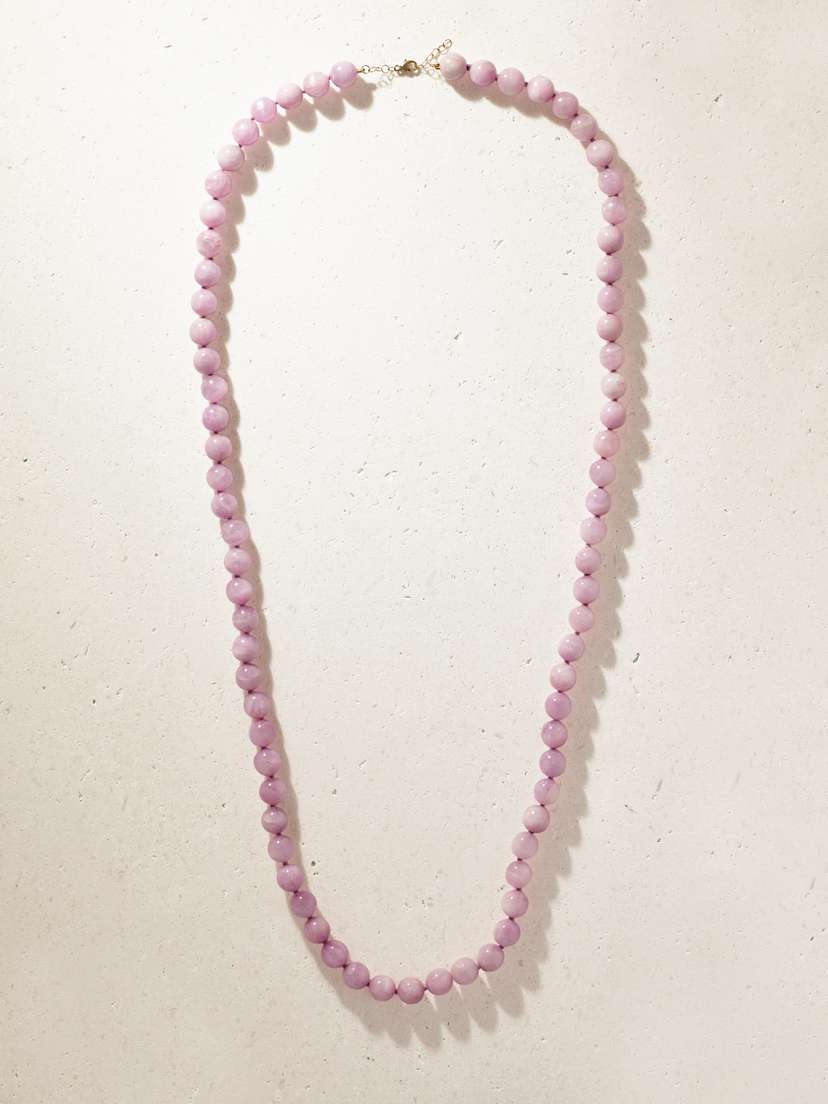 JIA JIA Oracle 14-karat Gold Kunzite Necklace