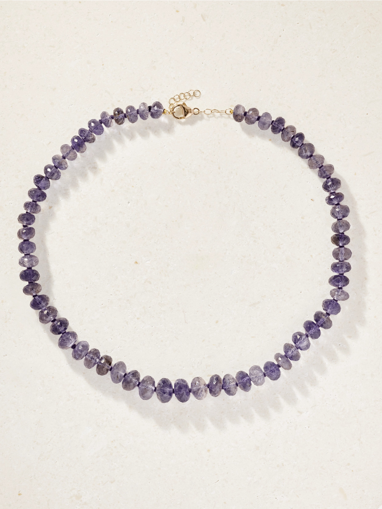 Jia Jia Oracle 14-karat Gold Iolite Necklace In Purple