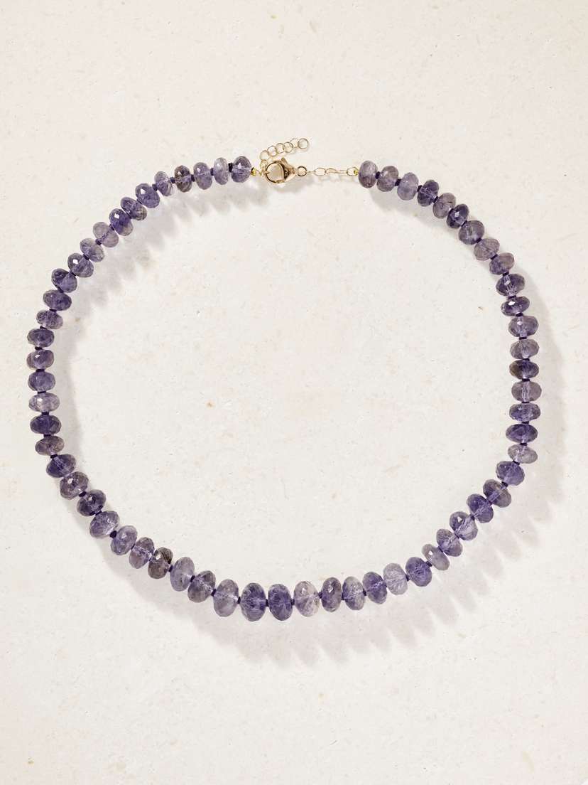JIA JIA Oracle 14-karat Gold Iolite Necklace