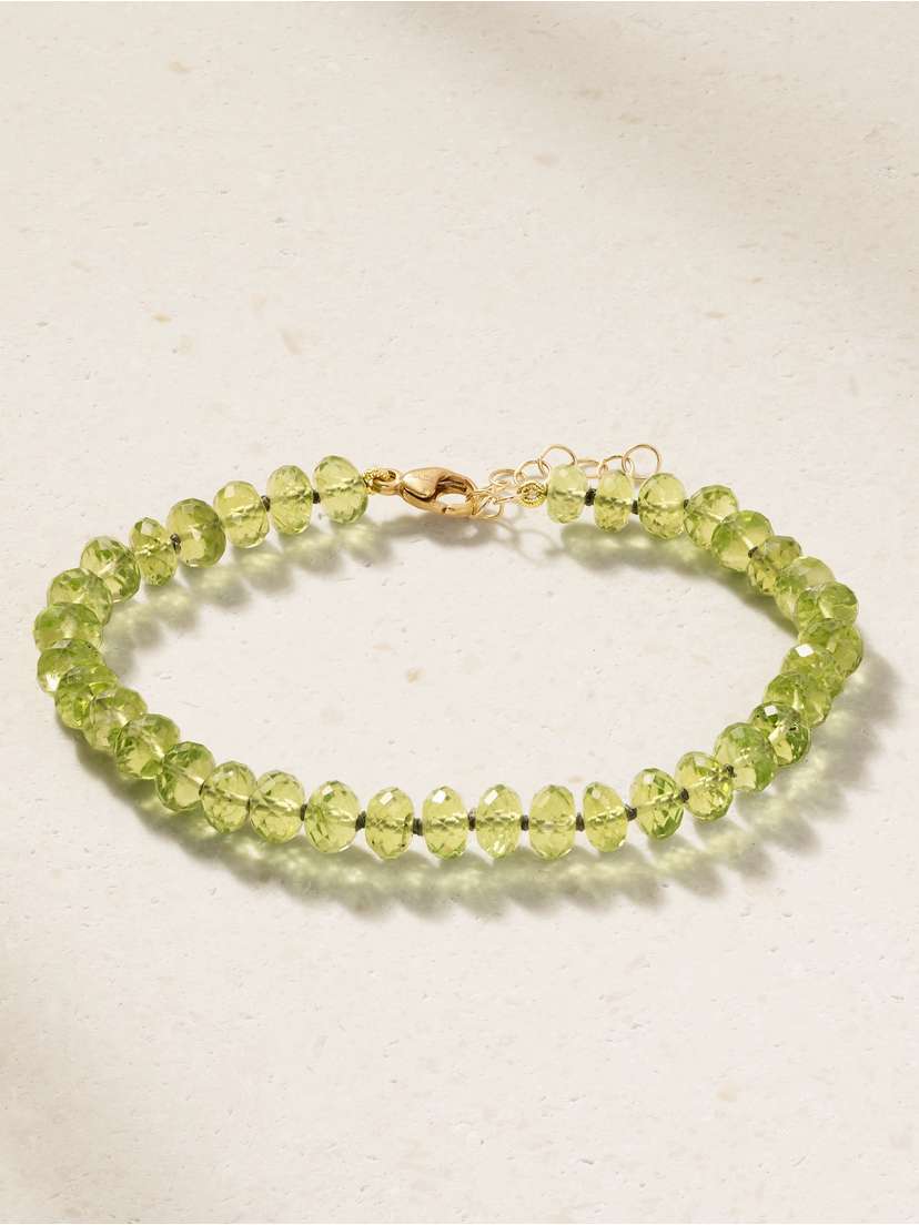 JIA JIA Oracle 14-karat Gold Peridot Bracelet