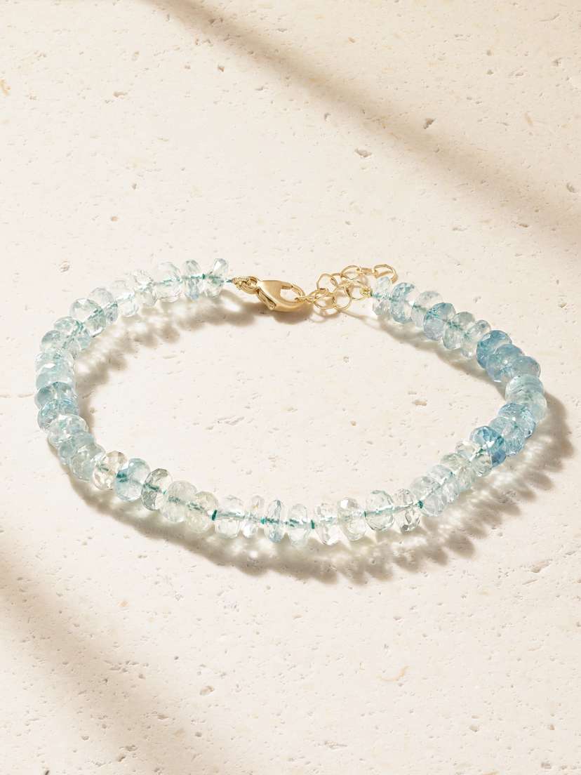 JIA JIA Oracle 14-karat Gold Aquamarine Bracelet